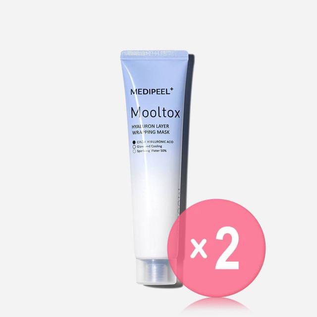 MEDIPEEL-Hyaluronic Acid Layer Mooltox Wrapping Mask 2pcs Bundle Set