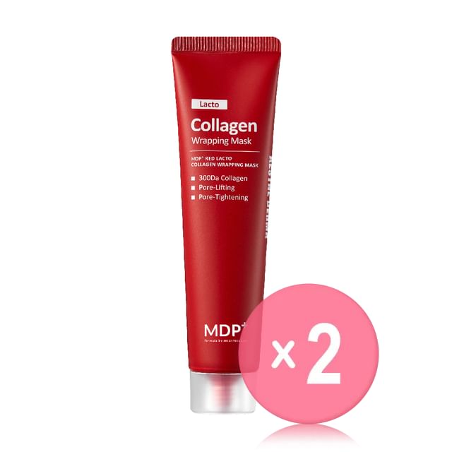 MEDIPEEL-MDP Red Lacto Collagen Wrapping Mask 2pcs Bundle Set