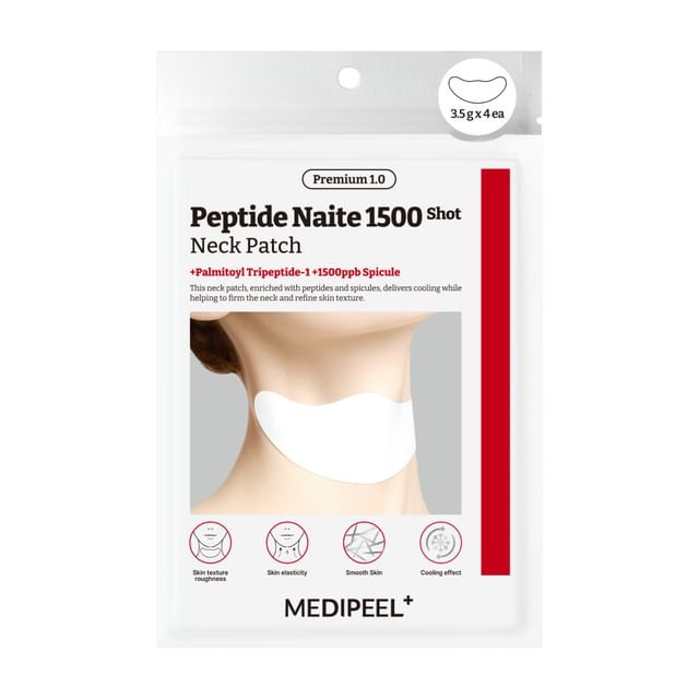 MEDIPEEL-Premium Peptide Naite 1500 Shot Neck Patch 10 - Patch Collo Anti-age