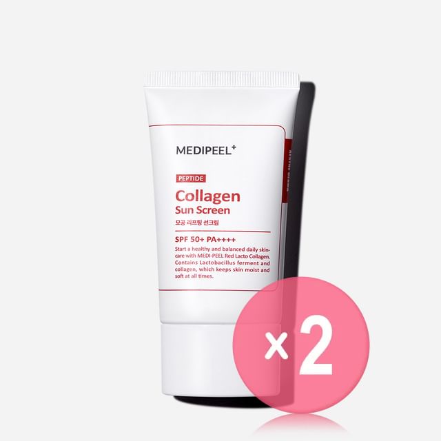 MEDIPEEL-Red Lacto Collagen Pore Lifting Sun Screen 2pcs Bundle Set