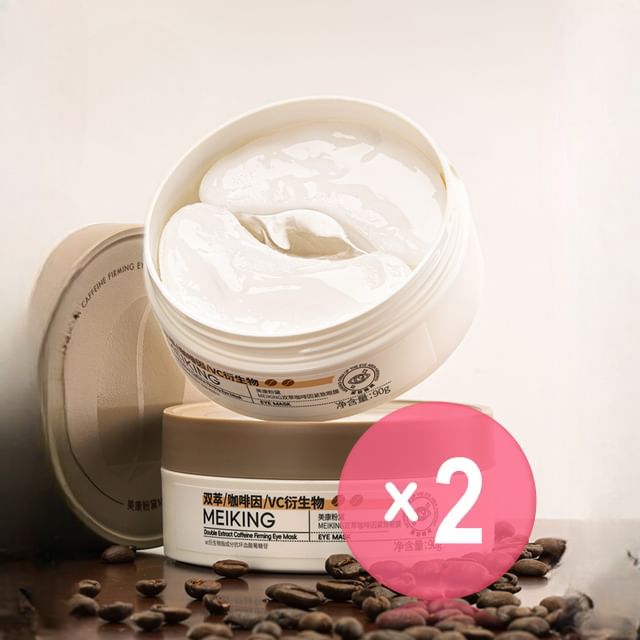 MEIKING-Patchs yeux raffermissants à la caféine - lot de 2