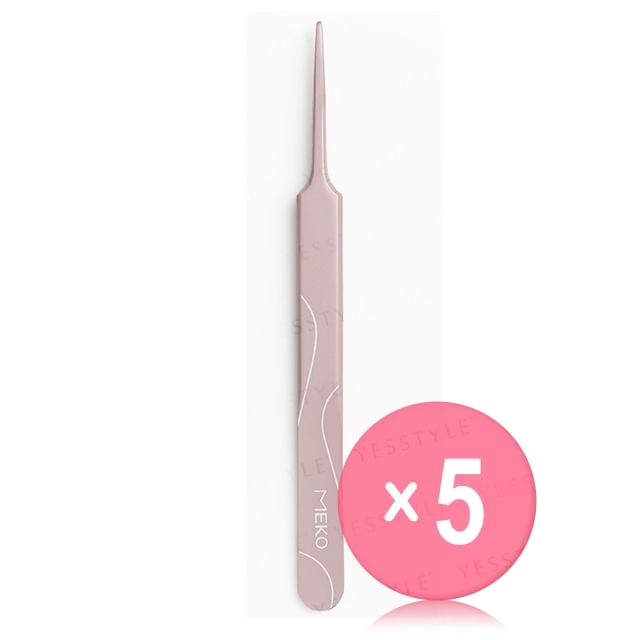 MEKO-Eyelashes Tweezers 5pcs Bundle Set