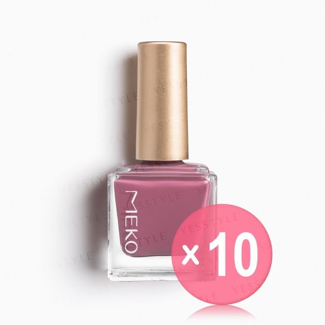 MEKO-Fingertip Play Light Nail Polish 46 Malicious Traps 10pcs Bundle Set