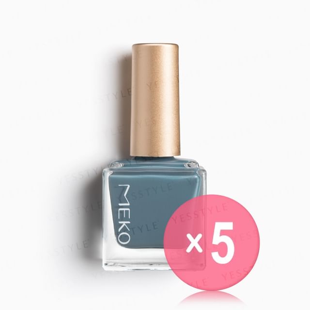 MEKO-Fingertip Play Light Nail Polish 51 Midnight Shadow 5pcs Bundle Set