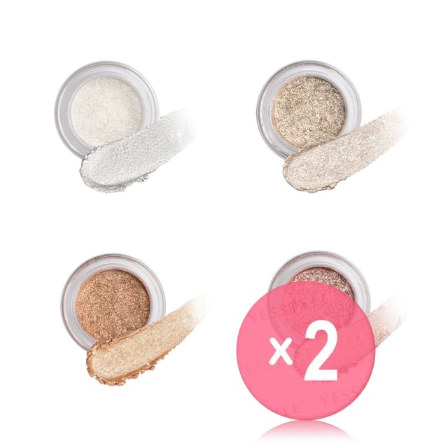 MEKO-Luminous Eyeshadow Mousse 2pcs Bundle Set