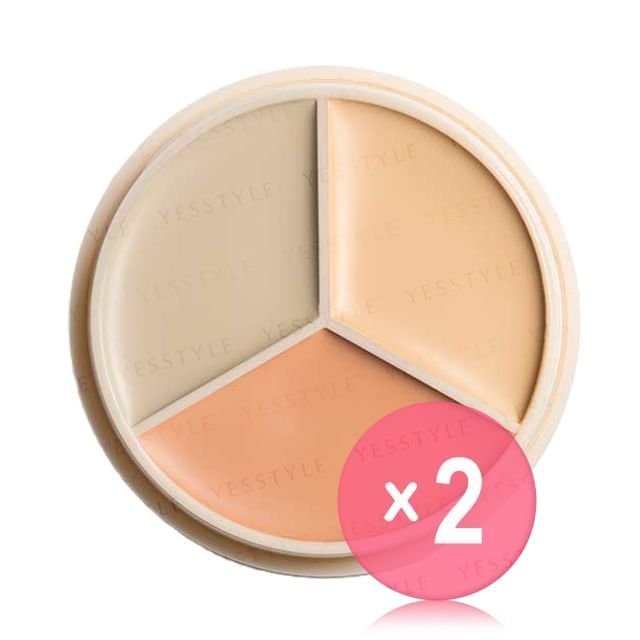 MEKO-Professional Makeup Concealer Palette 03 Corrective 2pcs Bundle Set