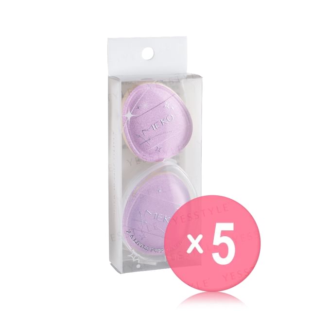 MEKO-Puffy Soft Portable Powder Puff Finger Style 5pcs Bundle Set