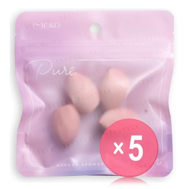 MEKO-Pure Match Mini Makeup Egg Sponge 5pcs Bundle Set