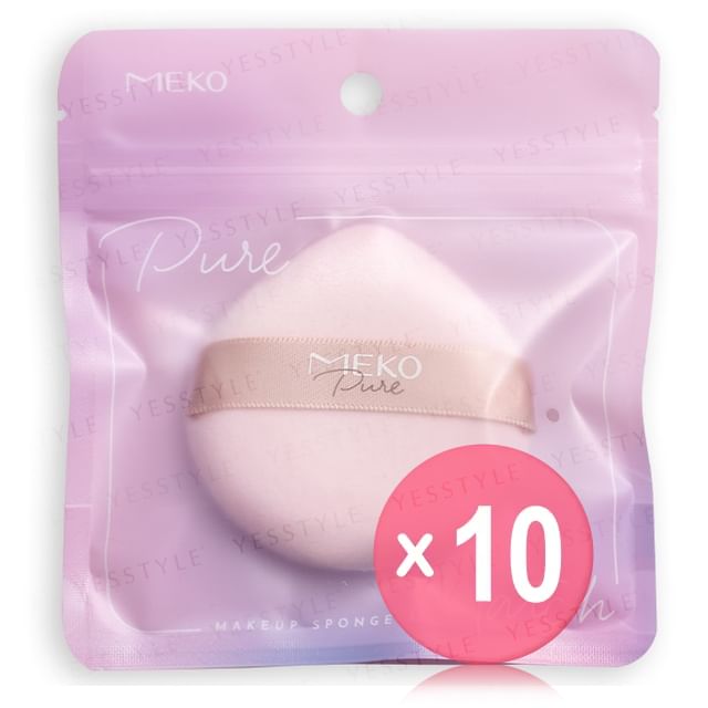 MEKO-Pure Match Perfect Setting Powder Puff 10pcs Bundle Set