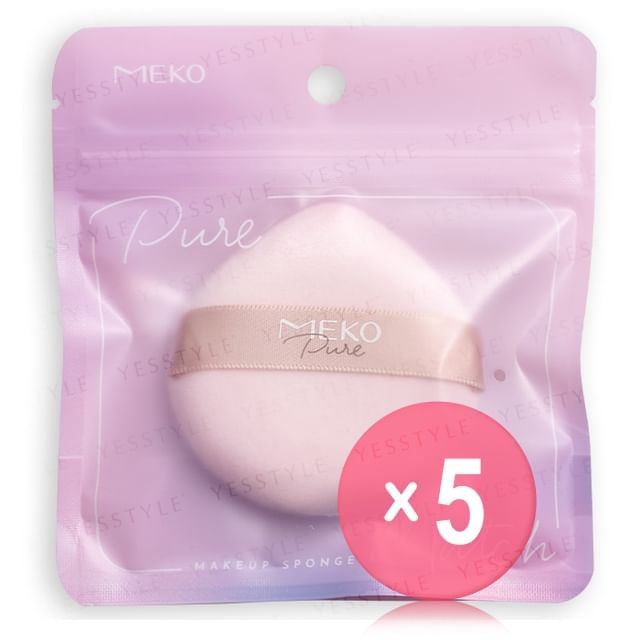 MEKO-Pure Match Perfect Setting Powder Puff 5pcs Bundle Set
