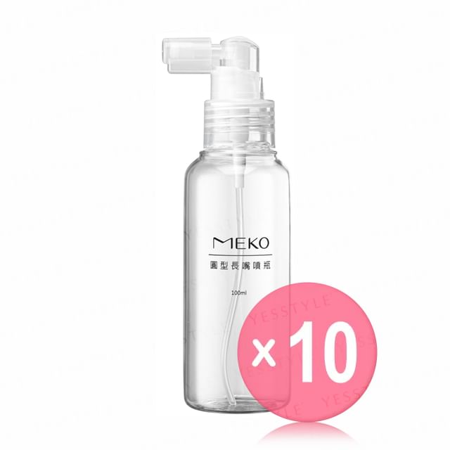 MEKO-Round Long-Nozzle Spray Bottle 100ml 10pcs Bundle Set