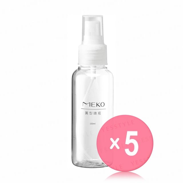MEKO-Round Spray Bottle 100ml 5pcs Bundle Set