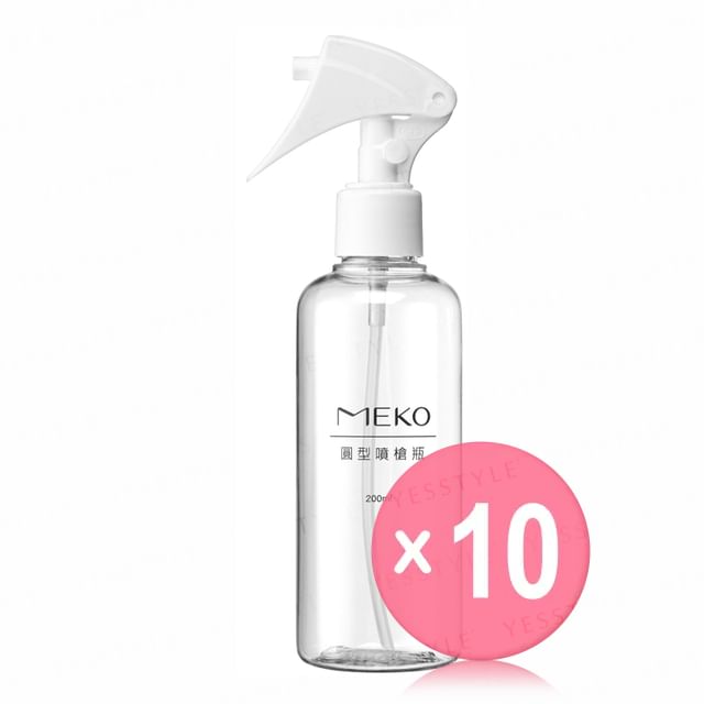 MEKO-Round Spray Bottle 200ml 10pcs Bundle Set