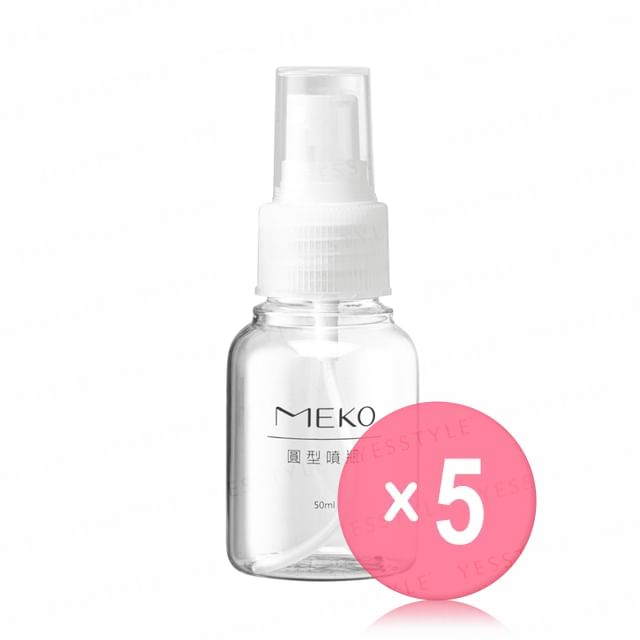 MEKO-Round Spray Bottle 50ml 5pcs Bundle Set