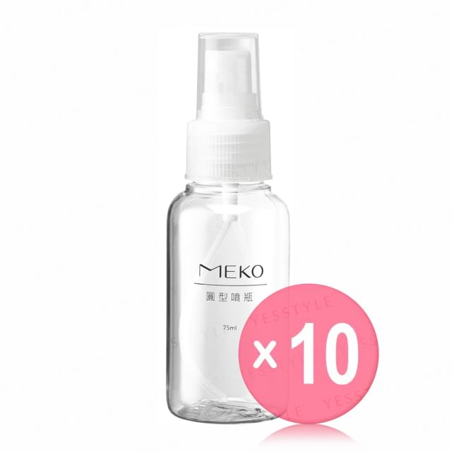 MEKO-Round Spray Bottle 75ml 10pcs Bundle Set