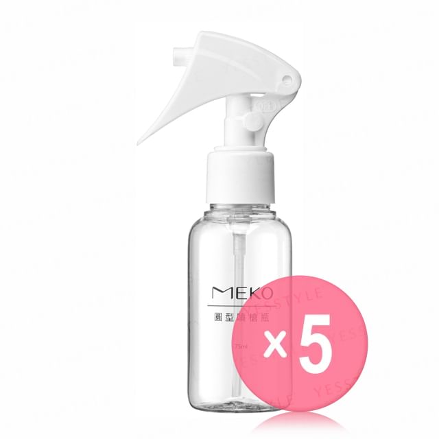 MEKO-Round Spray Bottle 75ml 5pcs Bundle Set
