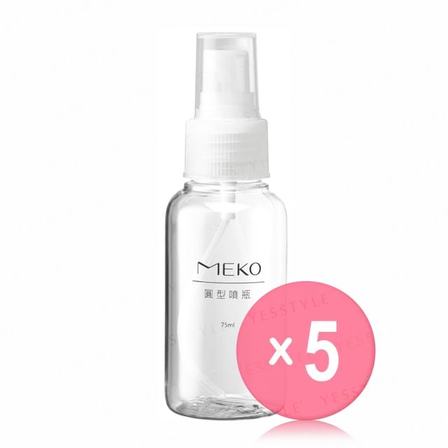 MEKO-Round Spray Bottle 75ml 5pcs Bundle Set