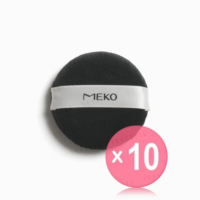 MEKO-Setting Powder Puff Round Shape 10pcs Bundle Set