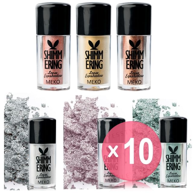 MEKO-Shimm Ering Loose Eyeshadow 10pcs Bundle Set