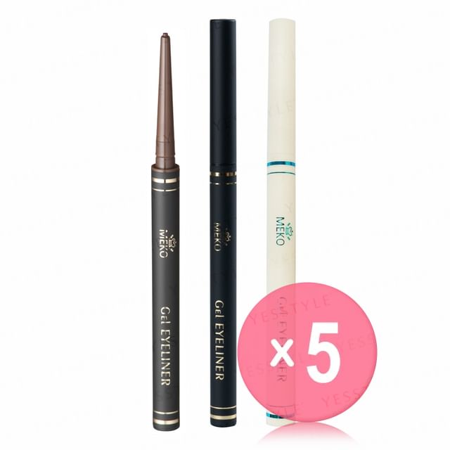 MEKO-Ultra Gliding Eyeliner Pen 5pcs Bundle Set