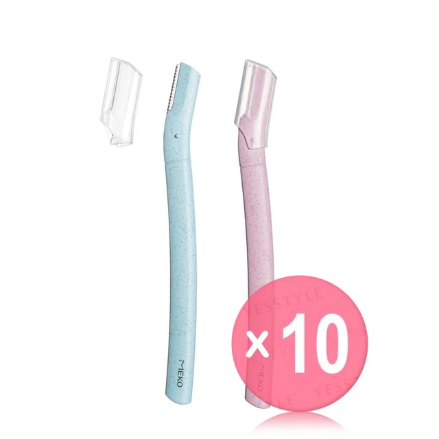MEKO-Wheat Straw Eco-Friendly Eyebrow Trimmer 10pcs Bundle Set