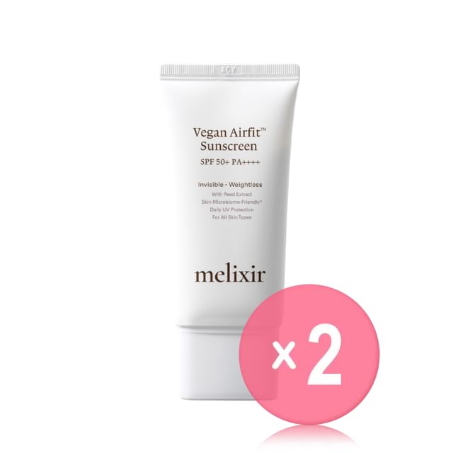 melixir-Vegan Airfit Sunscreen 2pcs Bundle Set