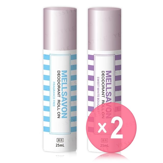 Mellsavon-Medicated Deodorant Roll-On 2pcs Bundle Set