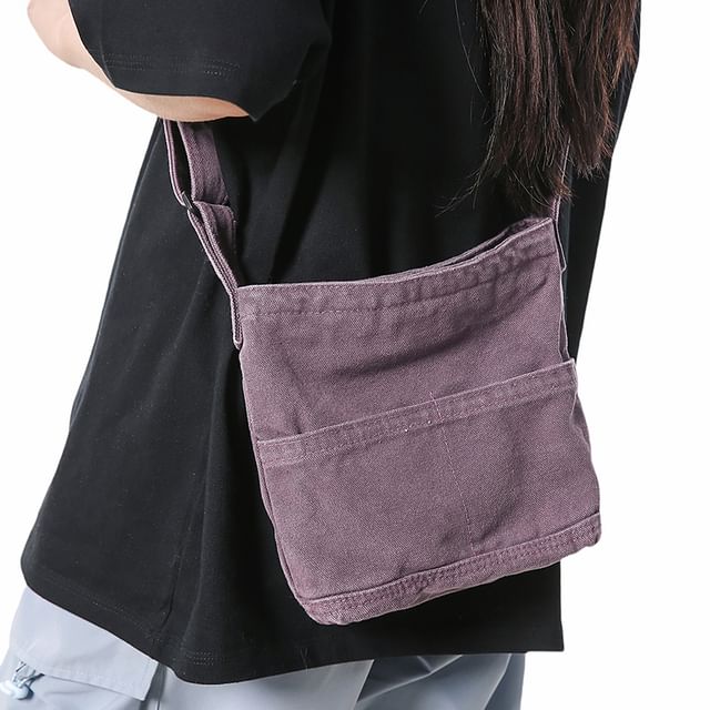 Melois-Canvas Multi-Pocket Crossbody Bag