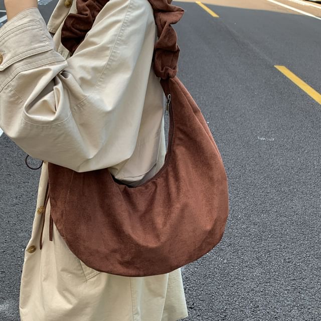 Melois-Canvas Plain Crossbody Bag