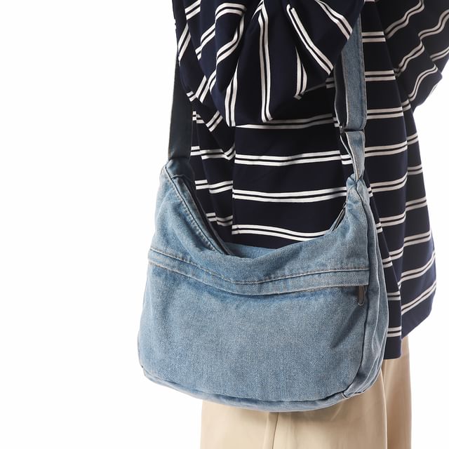 Melois-Denim Crossbody Bag