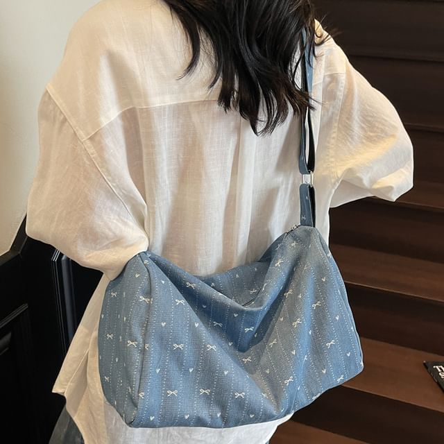 Melois-Denim Crossbody Bag