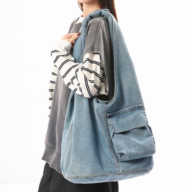 Melois-Denim Shoulder Bag