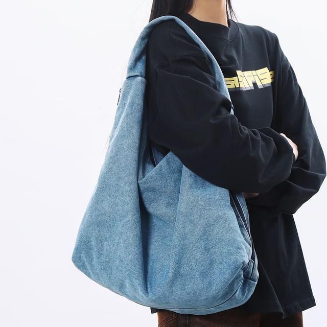 Melois-Denim Shoulder Bag