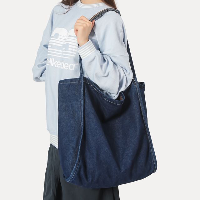Melois-Denim Tote Bag