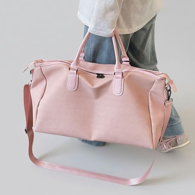 Melois-Herringbone Crossbody Carryall
