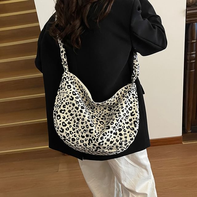 Melois-Leopard Print Crossbody Bag