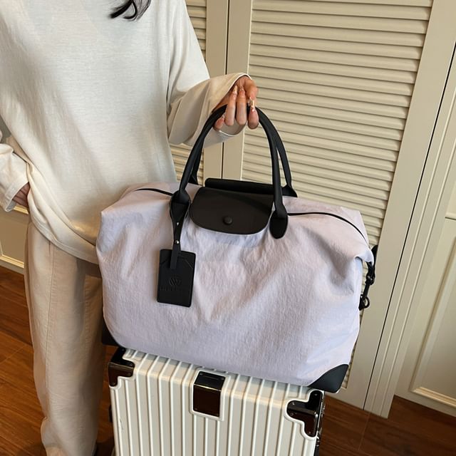 Melois-Paneled Carryall Bag