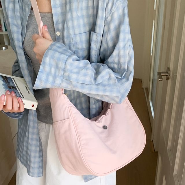 Melois-Plain Crossbody Bag