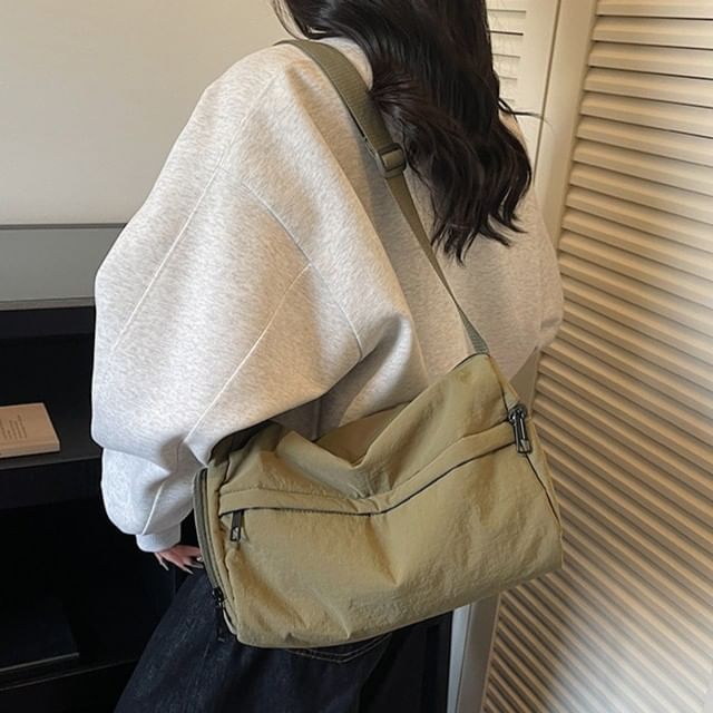 Melois-Plain Crossbody Bag