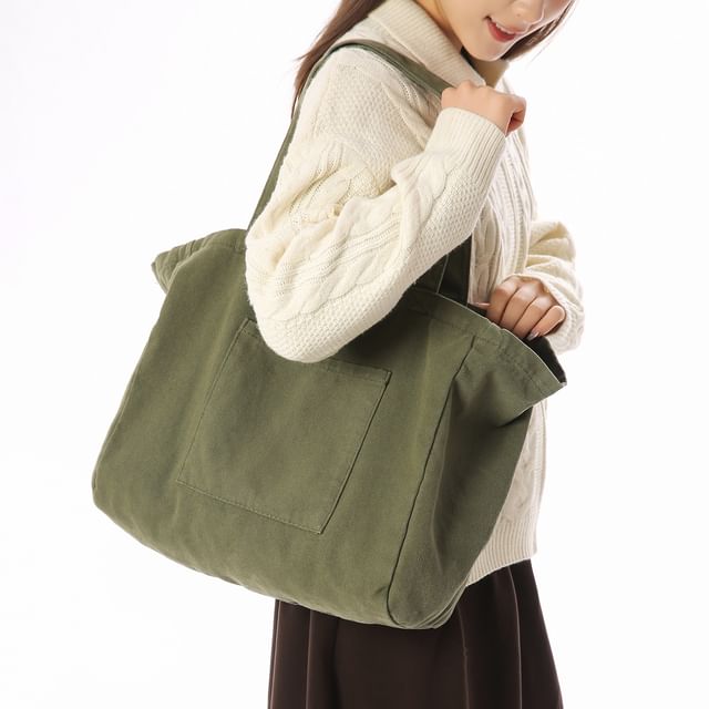 Melois-Plain Tote Bag