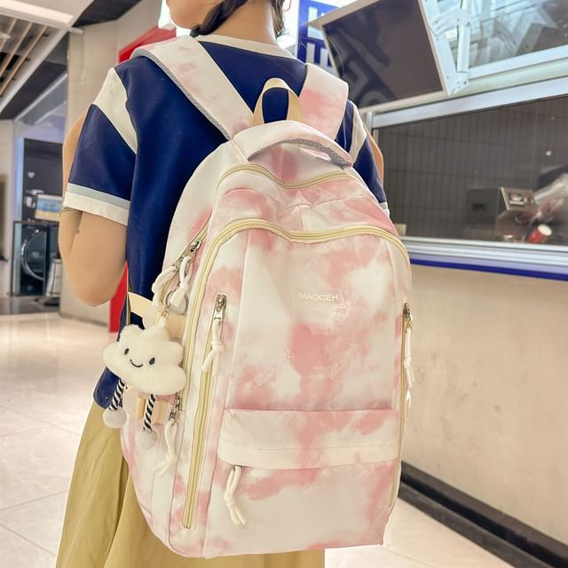 Melois-Tie Dye Nylon Backpack