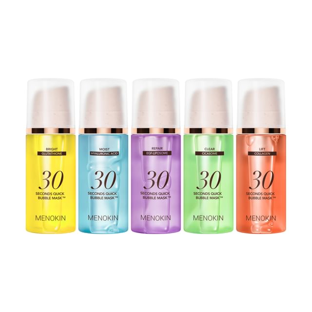 MENOKIN-30 Seconds Quick Bubble Mask - Masque à bulles - 5 versions