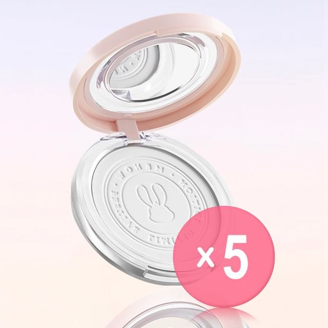 MENOW-Rabbit Edition Matte Loose Setting Powder - 6 Shades 5pcs Bundle Set