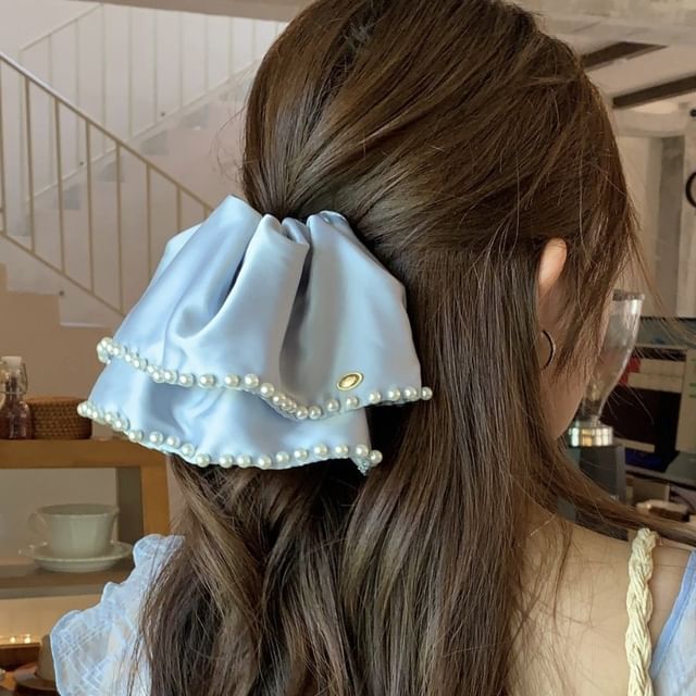 Mentosi-Beaded Textile Scrunchie