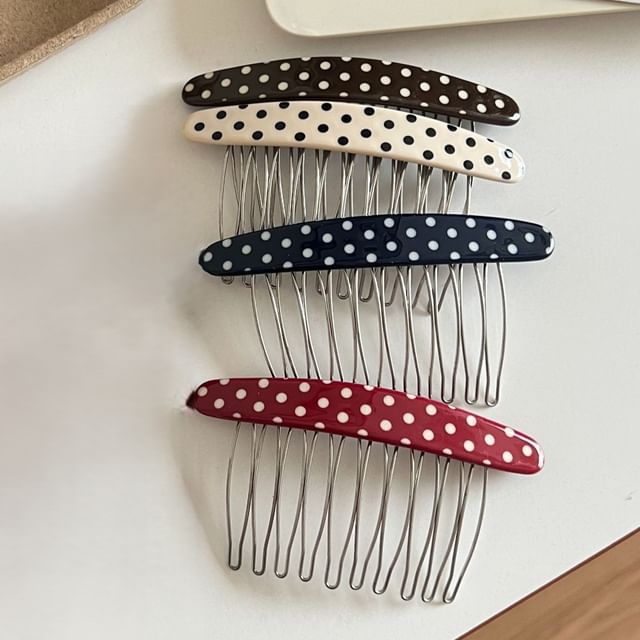 Mentosi-Dotted Hair Comb