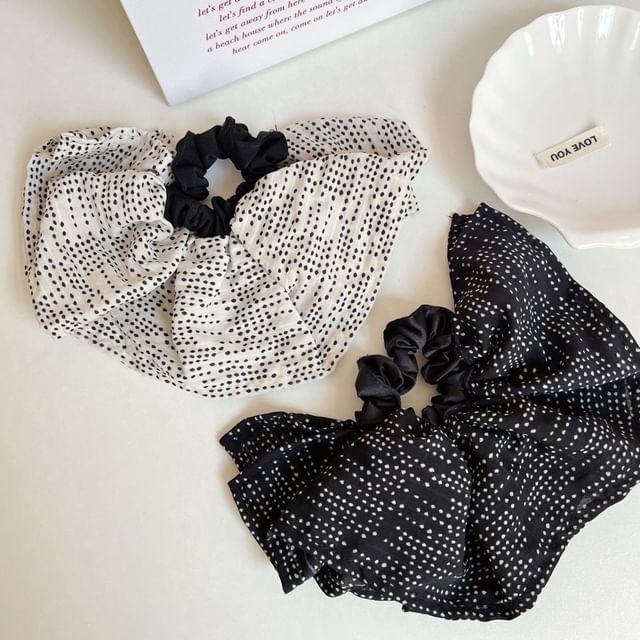 Mentosi-Dotted Scrunchie