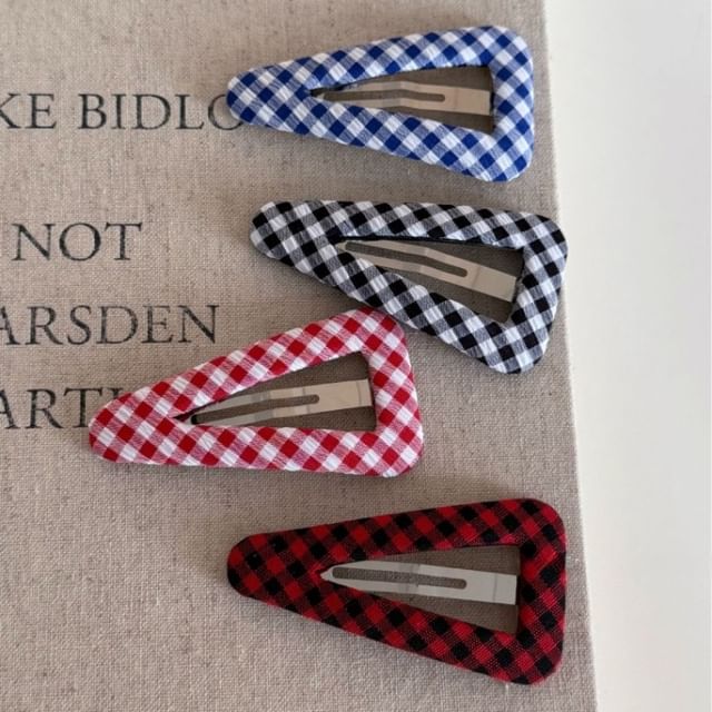 Mentosi-Gingham Hair Clip