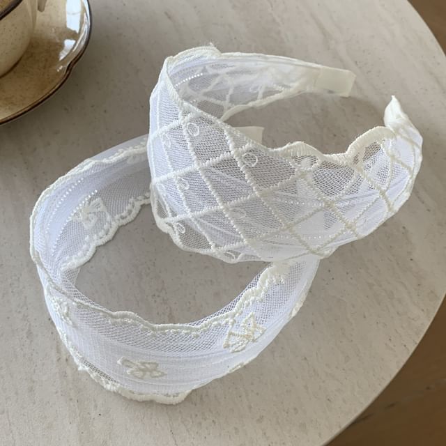 Mentosi-Lace Wide Headband