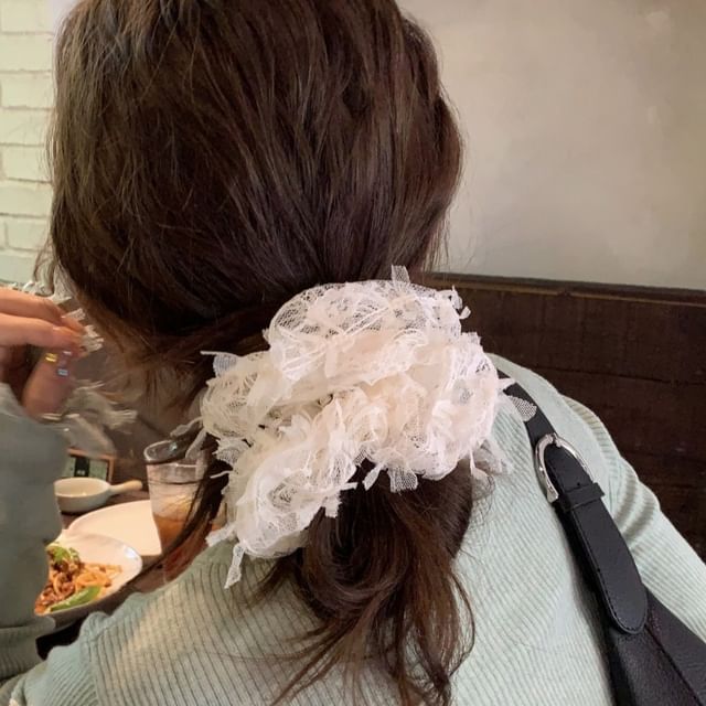 Mentosi-Mesh Scrunchie