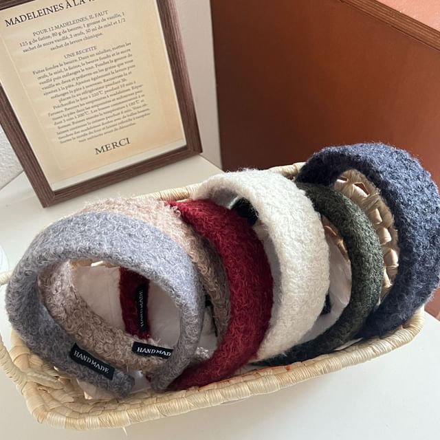Mentosi-Plain Fleece Wide Headband